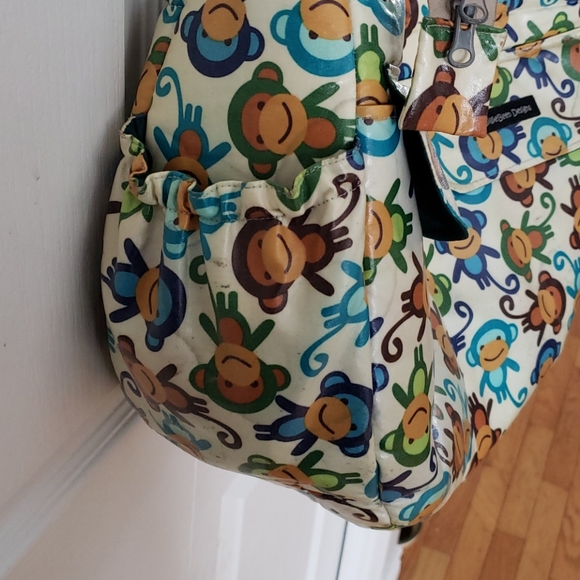 GIANT Diaper bag. Monkey pattern - Picture 6 of 10